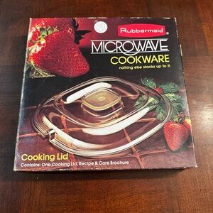 Rubbermaid Microwave Cookware Cooking Lid New in Box